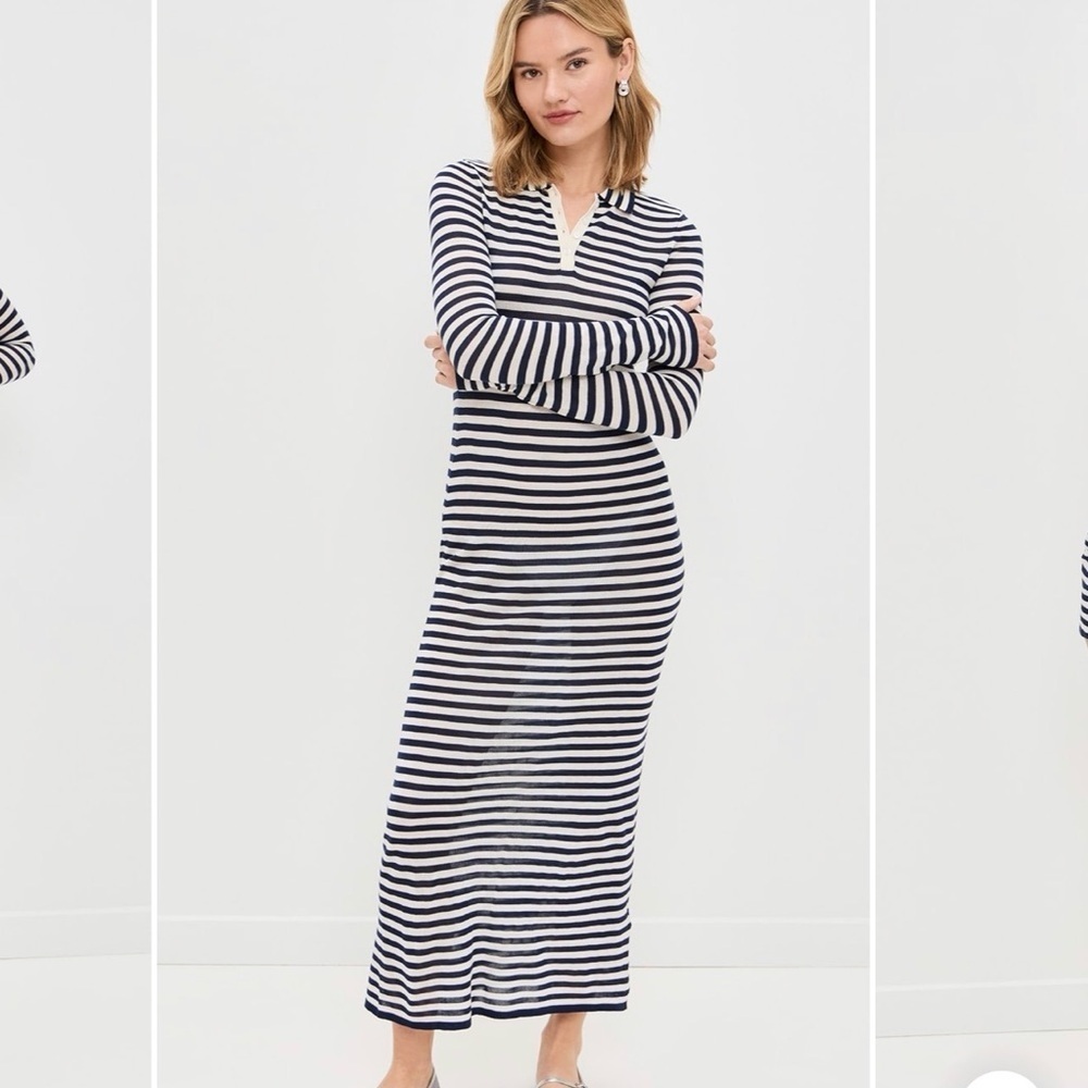 WAYF sweater dress Stripes Prep Nautical Athleisure Size M